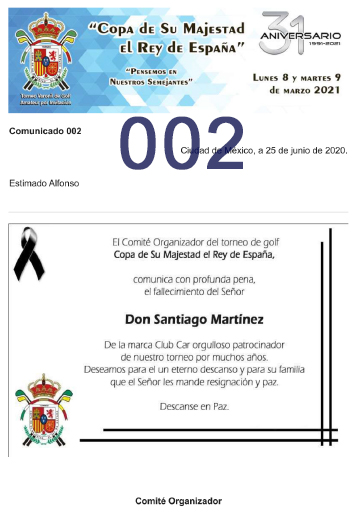 Comunicado 002