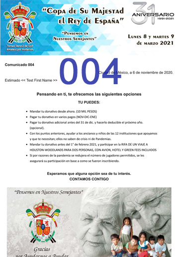 Comunicado 001