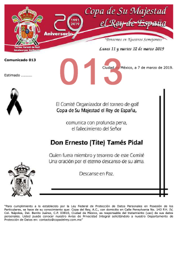 Comunicado 013