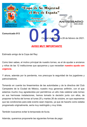 Comunicado