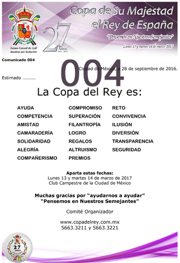 Comunicado 004