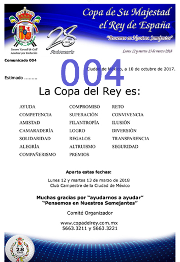 Comunicado 004