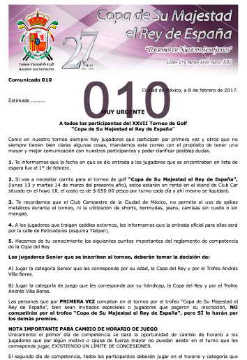 Comunicado 005