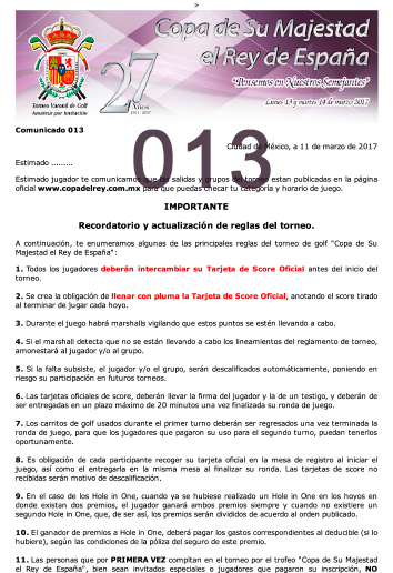 Comunicado 005