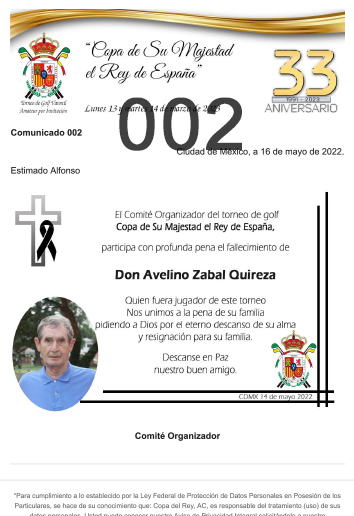 Comunicado 002
