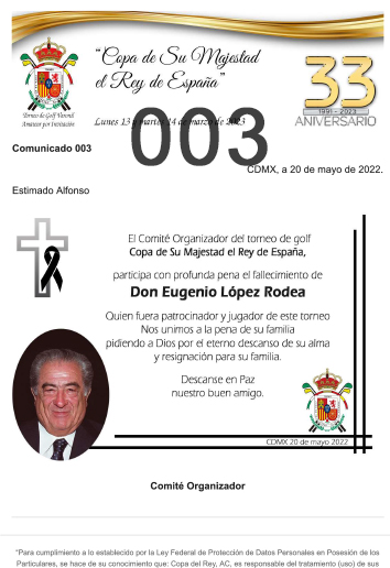 Comunicado 003