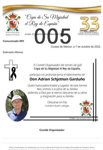 Comunicado 001