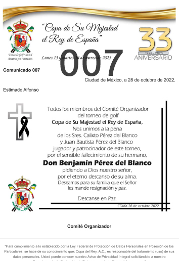 Comunicado 003
