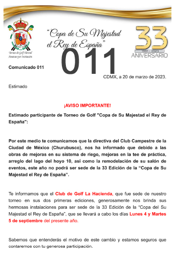 Comunicado 003