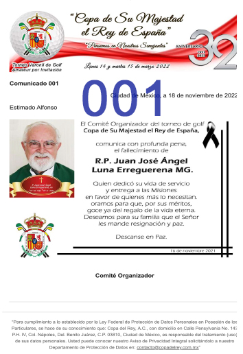 Comunicado 001