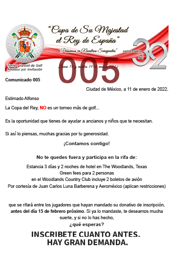 Comunicado 001