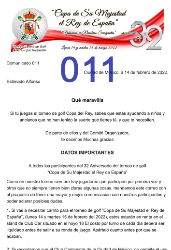 Comunicado 003